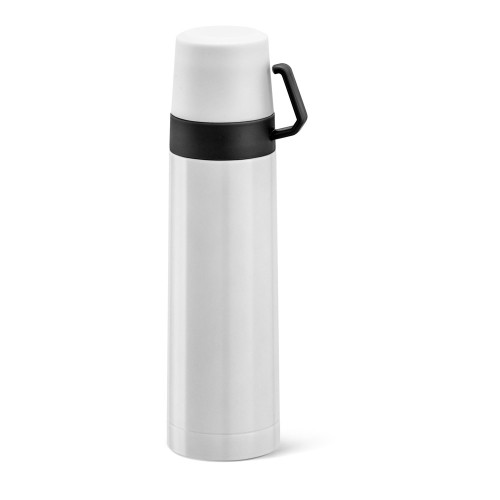 SAFE. Stainless steel and PP thermos 490 mL