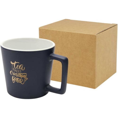 Cali 370 ml ceramic mug with matt finish