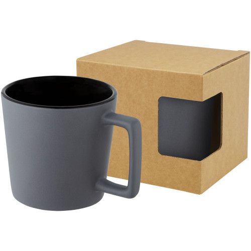 Cali 370 ml ceramic mug with matt finish