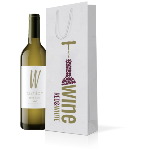 Seeded Paper Wine Bags