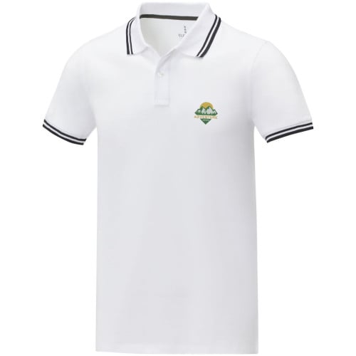 Amarago short sleeve men's tipping polo