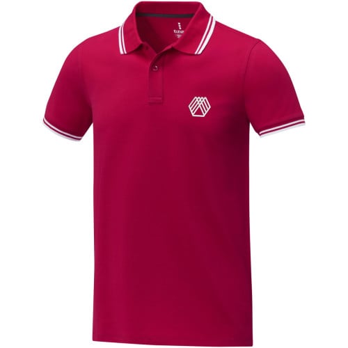 Amarago short sleeve men's tipping polo