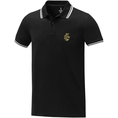 Amarago short sleeve men's tipping polo