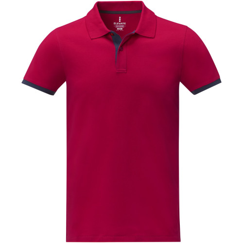 Morgan short sleeve men's duotone polo