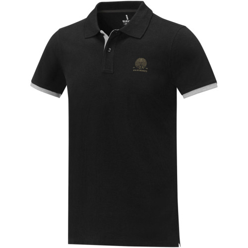 Morgan short sleeve men's duotone polo