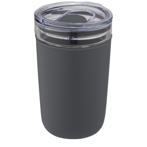 Bello 420 ml glass tumbler with recycled plastic outer wall