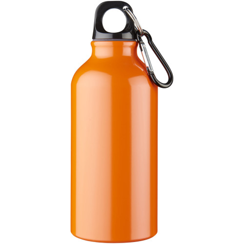 Oregon 400 ml aluminium water bottle with carabiner