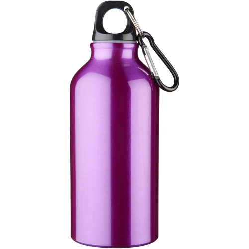 Oregon 400 ml aluminium water bottle with carabiner