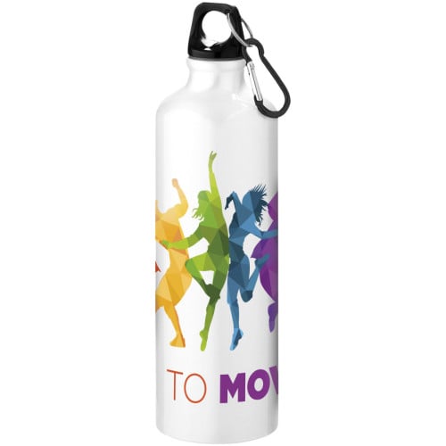 Oregon 770 ml aluminium water bottle with carabiner