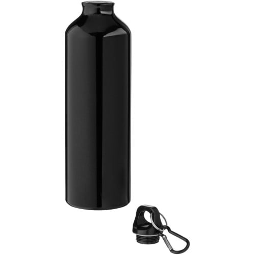 Oregon 770 ml aluminium water bottle with carabiner