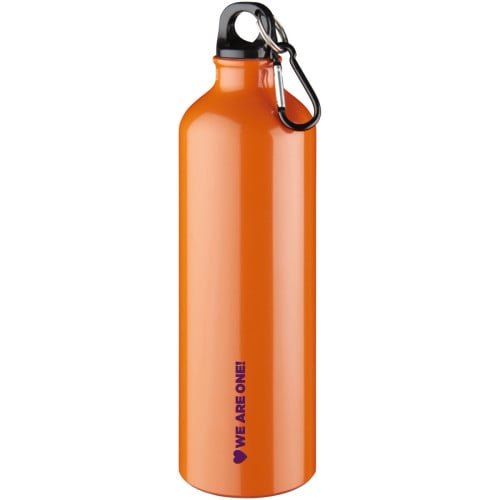 Oregon 770 ml aluminium water bottle with carabiner