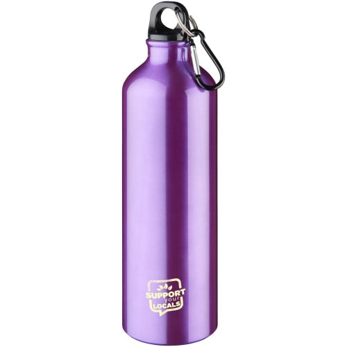 Oregon 770 ml aluminium water bottle with carabiner